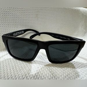 Heat Wave Vise All black sunglasses, Z87 rated safety glasses.